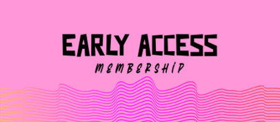 Patreon Tier Banner Creator for an Early Access Membership 3402e-el1