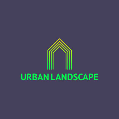 Real Estate Logo Generator Featuring an Abstract Graphic