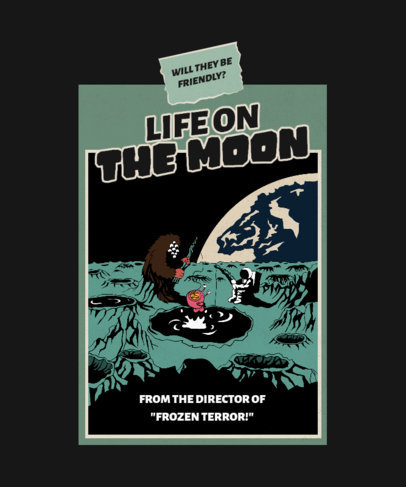 T-Shirt Design Generator with an Outer Space Sci-Fi Illustration 3382b-el1