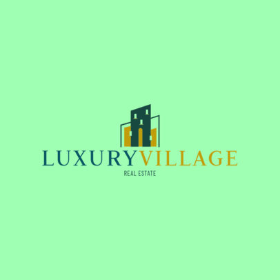 Logo Maker for a Real Estate Firm with Contemporary Architecture Graphics