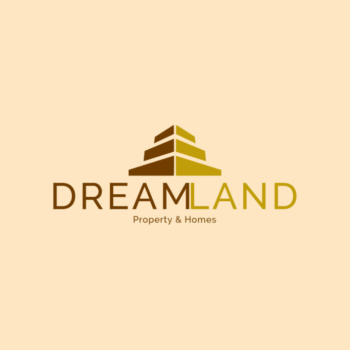 Placeit - Real Estate Logo Creator with a Pyramid Graphic