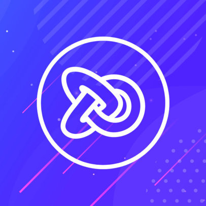 Patreon Profile Picture Maker With Futuristic Abstract Icons 3392-el1