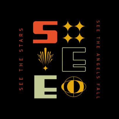 Abstract Logo Maker for Apparel Brands Featuring Modern Bold Typographies 