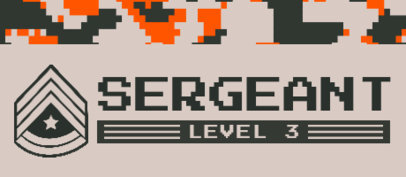 Patreon Tier Design Template Featuring Military-Themed Graphics 3386-el1