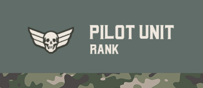 Military-Themed Patreon Tier Design Template 3390d-el1