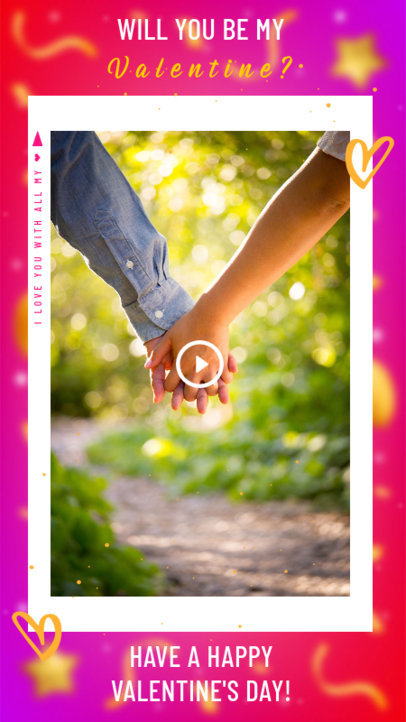 Instagram Story Generator with an Adorable Valentine's Proposal 3297a
