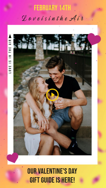 Instagram Story Template with a Heartfelt Valentine's Day Message 3297c
