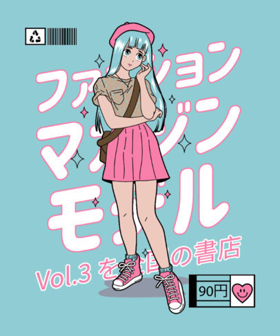 T-Shirt Design Generator With an Anime Aesthetic 