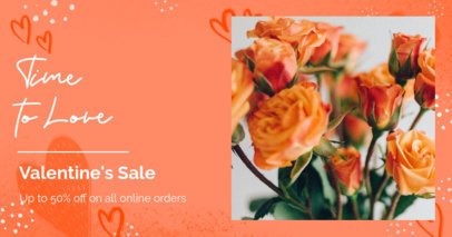 Facebook Post Creator for a Valentine's Day Promo