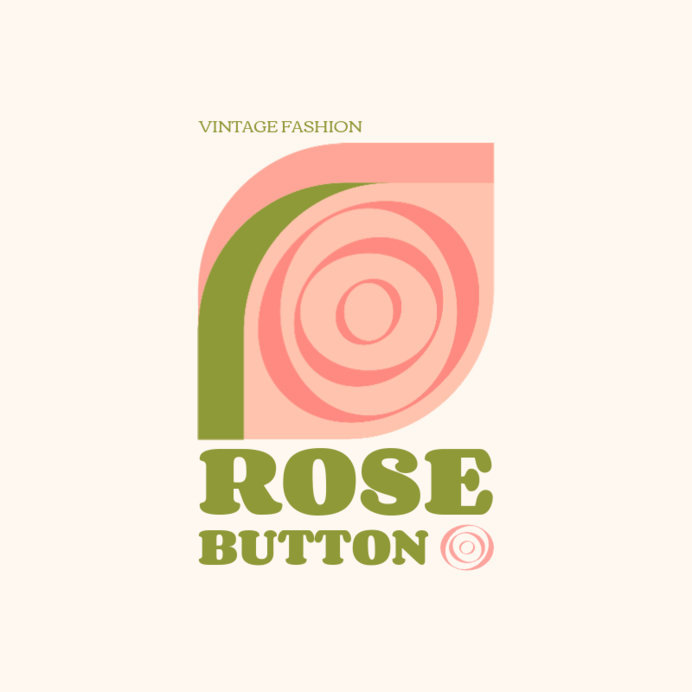 Clothing Brand Logo Maker Featuring an Abstract Rose 