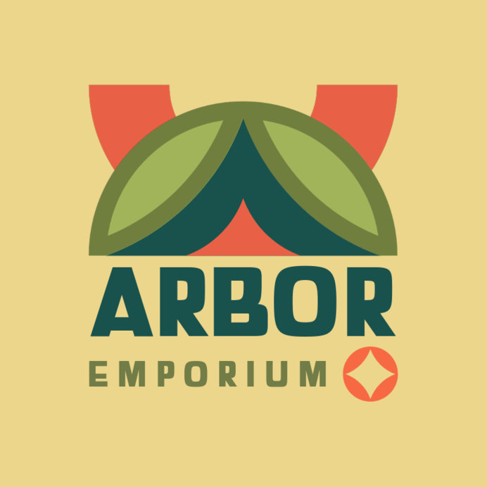 Abstract Logo Generator for a Retail Company Featuring a Retro Aesthetic