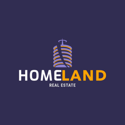 Real Estate Logo Generator with a Contemporary Building Graphic