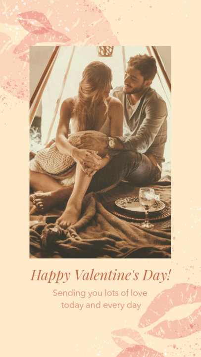 Instagram Story Maker with a Valentine's day Quote  