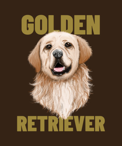Illustrated T-Shirt Design Maker for Dog Enthusiasts 