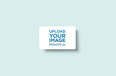 Credit Card Mockup Featuring a Plain Background 