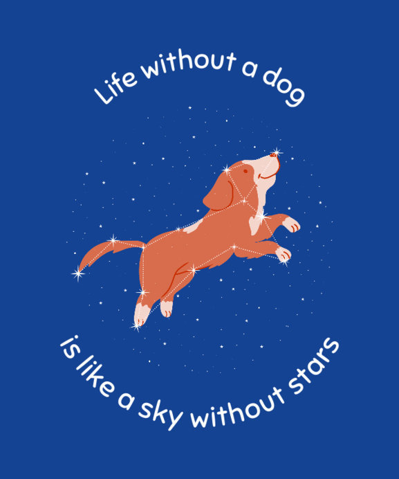 Illustrated T-Shirt Design Makers Featuring Constellations and Animals 