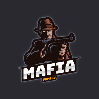 Mafia-Themed Logo Generator for a Gaming Squad