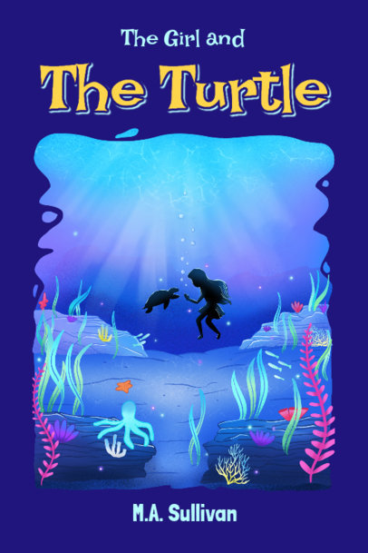 Cover Design Template for a Children's Book with a Beautiful Illustration