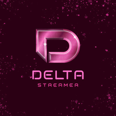 Gaming Logo Maker with Modern Typography for a Streamer