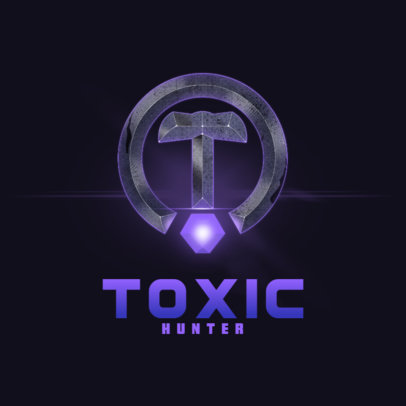 Monogram Logo Generator Featuring a Cool Metallic Effect