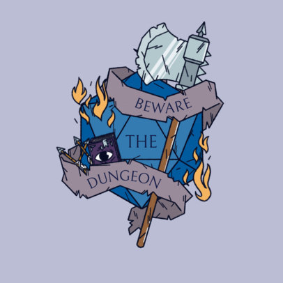 Fantasy Logo Maker Inspired by Dungeons and Dragons 4012d