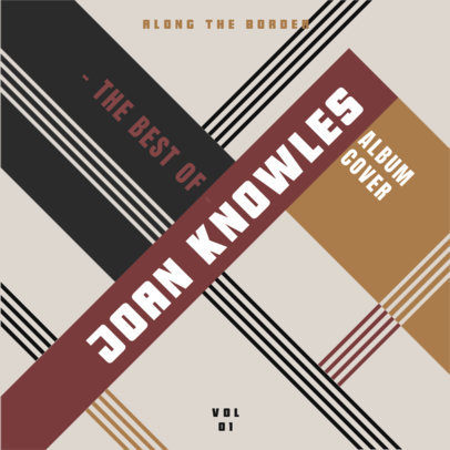 Album Cover Design Maker for a Music Compilation