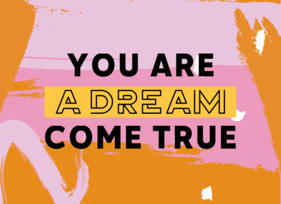 Trendy Greeting Card Design Template with Abstract Backgrounds