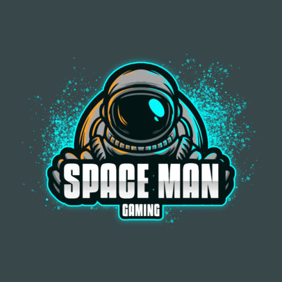 Gaming Logo Maker Featuring Graphics of Astronauts