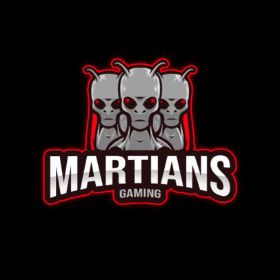 Gaming Logo Maker with a Cool Graphic of Martians