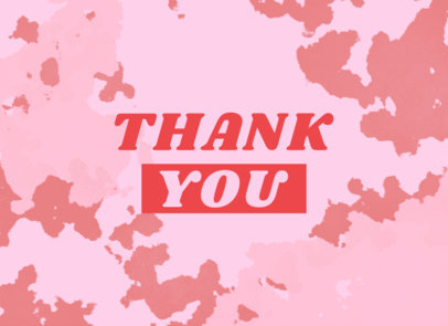 Greeting Card Design Creator with a Thankful Message and a Patterned Background