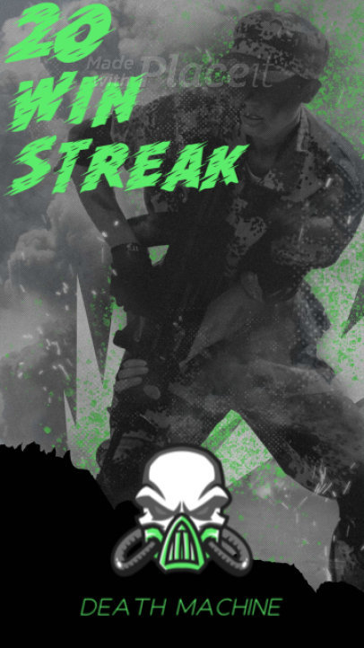 Instagram Story Video Template for a Gamer's Match Highlights 2558