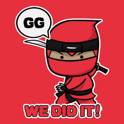 Chibi Sticker Design Generator to Celebrate a Good Game 3444c-el1