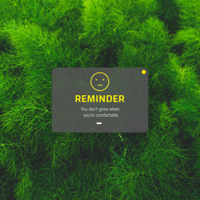 Inspirational Instagram Post Generator with a Cheerful Quote