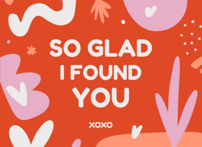 Greeting Card Design Maker with a Colorful Pattern