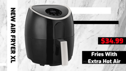 Product Catalog Video Maker for Air Fryer Ad 1266d-2717