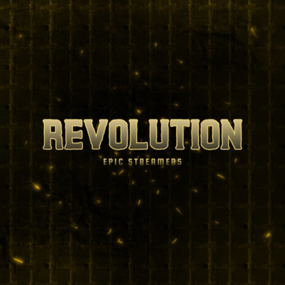 Typography Logo Generator for Epic Gaming Streamers