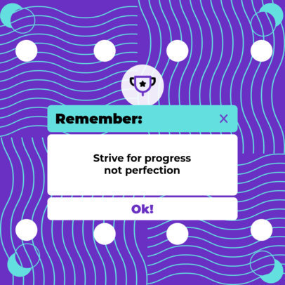 Instagram Post Template for Daily Positive Reminders