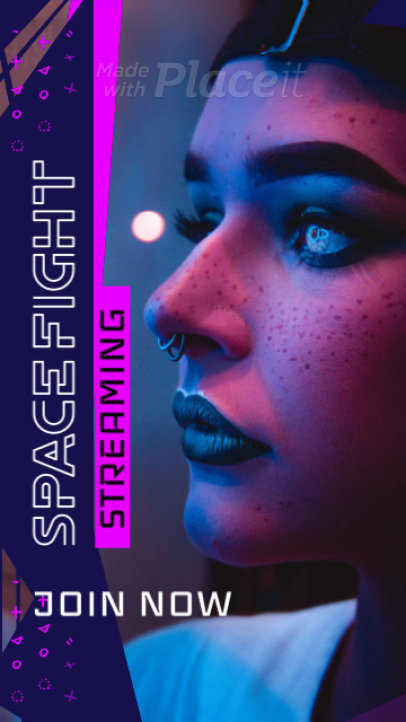 Instagram Story Video Maker Featuring Glitch Effect Animations