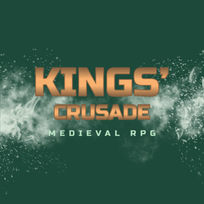 Epic Typography Logo Creator for a Medieval RPG