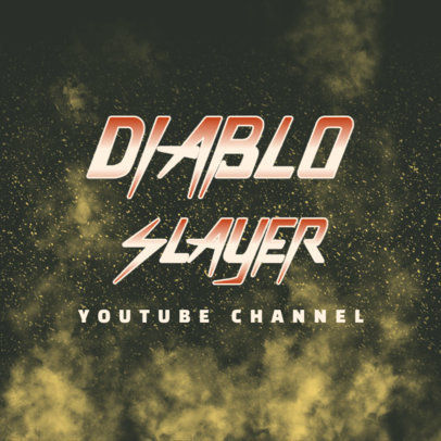 Daring Typography Logo Maker for a Gaming YouTube Channel