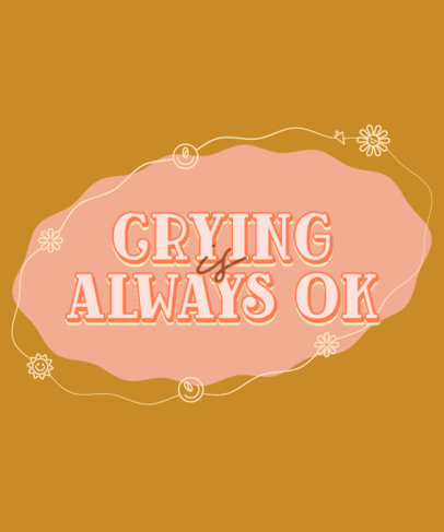 T-Shirt Design Generator with a Funny Millennial Quote