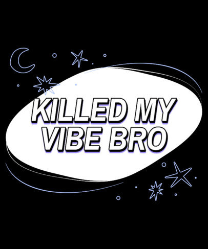 T-Shirt Design Generator Featuring Millennial Slang