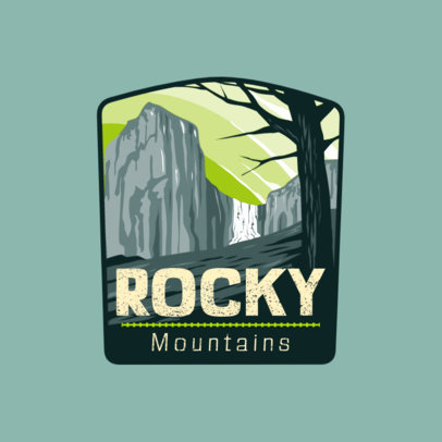 Outdoor Logo Generator Featuring a Natural Landscape Graphic 