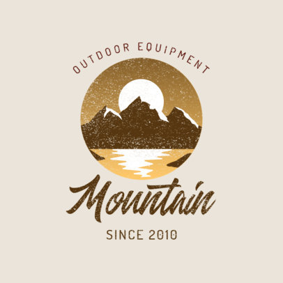 Logo Template for an Outdoor Equipment Store
