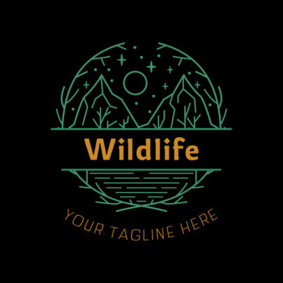 Logo Template for a Wildlife Conservation Society
