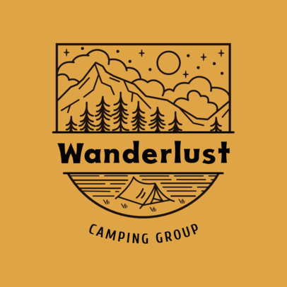 Logo Generator for an Outdoors Camping Group