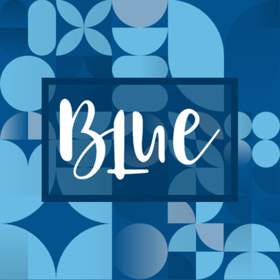 Abstract Logo Maker with a Geometric Pattern in the Background