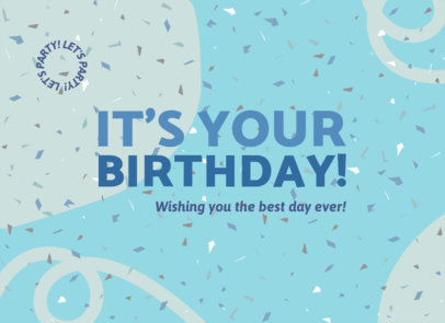 Happy Birthday Greeting Card Design Generator 