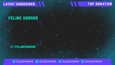 Twitch Overlay Design Maker Featuring Basic Panels
