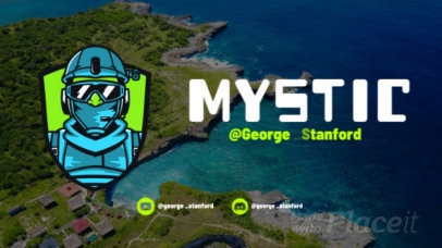 Twitch Starting Soon Video Maker with an Animated Soldier Character